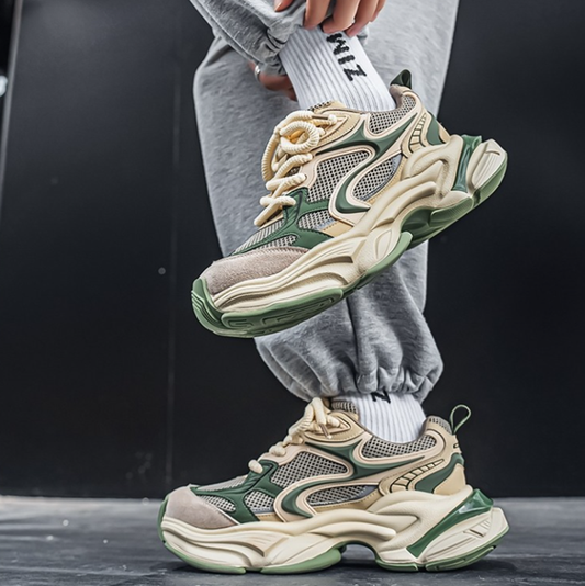 MESH HEIGHTENING SPORTS SHOES I-0216