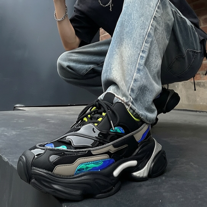 ELEVATED MESH CASUAL SNEAKERS I-0249