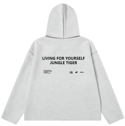 HEAVYWEIGHT V-NECK HOODED SWEATSHIRT I-0193