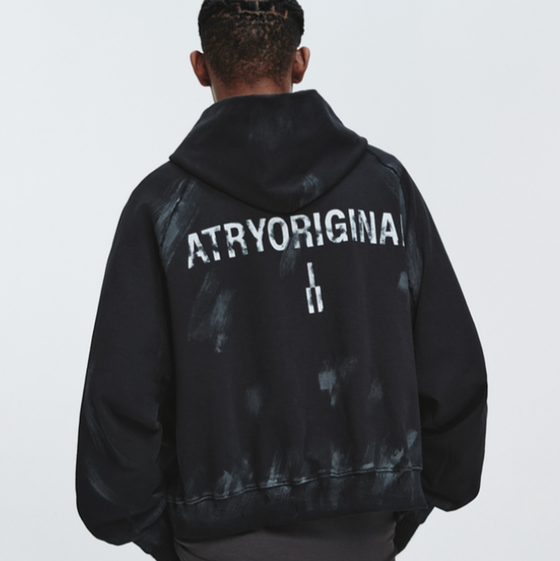 DESTRUCTION PRINT HOODIE I-0074