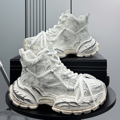 HIGH-TOP THICK SOLE SNEAKERS I-0146