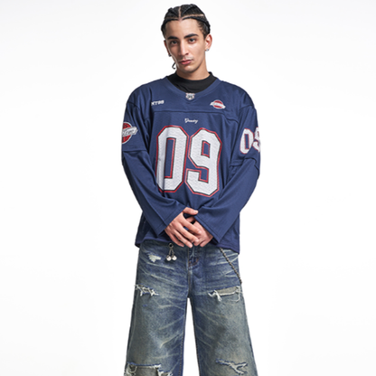 NUMBERED SPORTS HOCKEY SHIRT I-0024