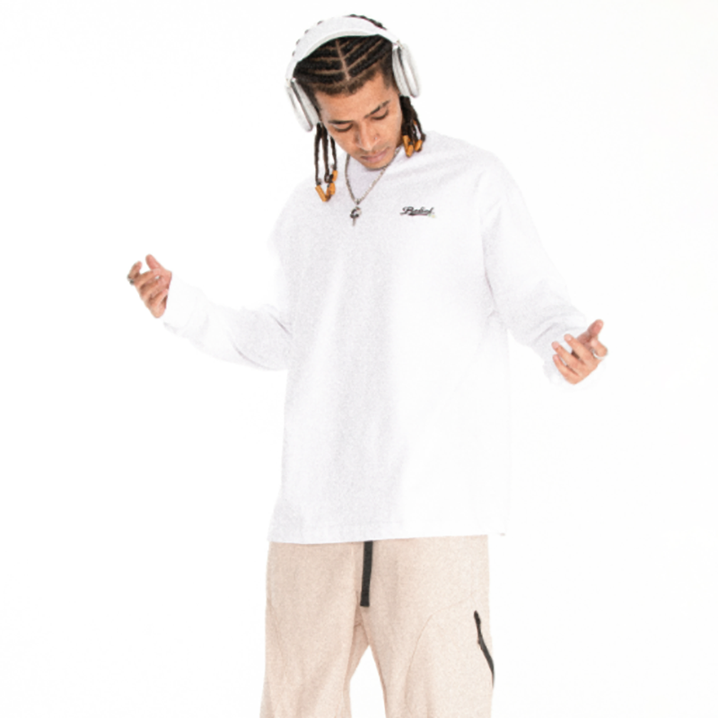 HEAVYWEIGHT COTTON LONG SLEEVE TEE I-0162