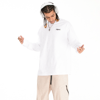 HEAVYWEIGHT COTTON LONG SLEEVE TEE I-0162