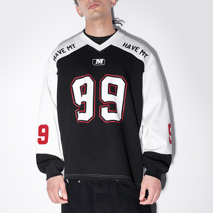 RETRO LETTERED SWEATSHIRT I-0184