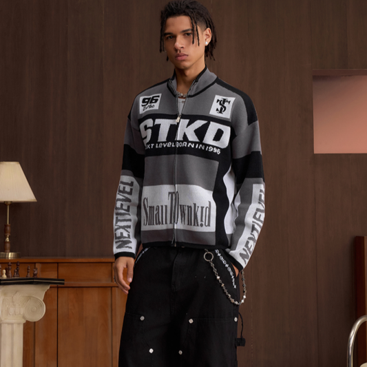 COLORFUL KNIT JACKET FOR ALL I-0054