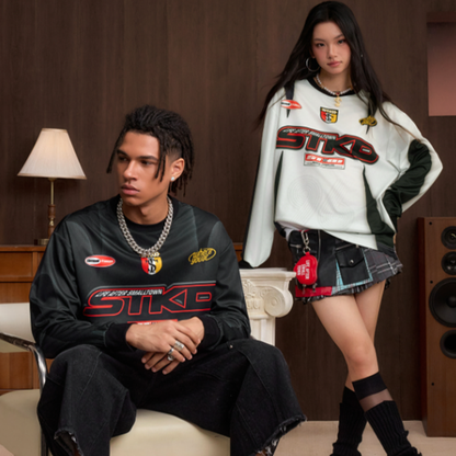 VINTAGE BIKER LONG SLEEVE TEE I-0052