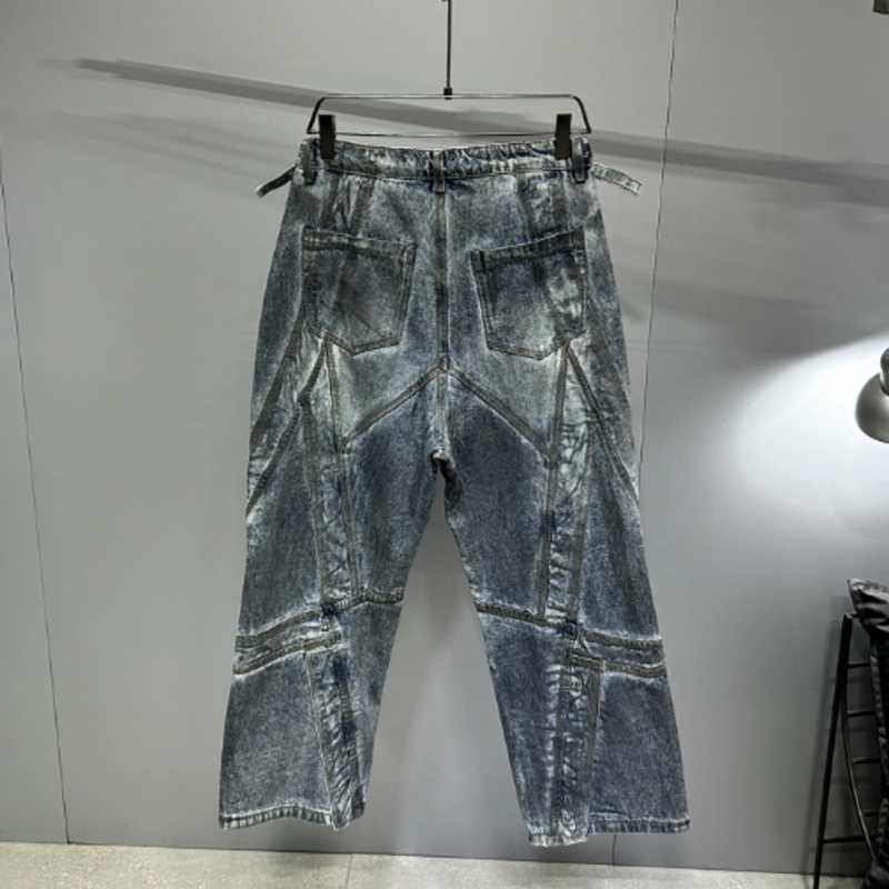 VINTAGE GANGSTER WIDE-LEG PANTS I-0150