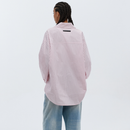 STRIPE LONG SLEEVE SHIRT I-0094