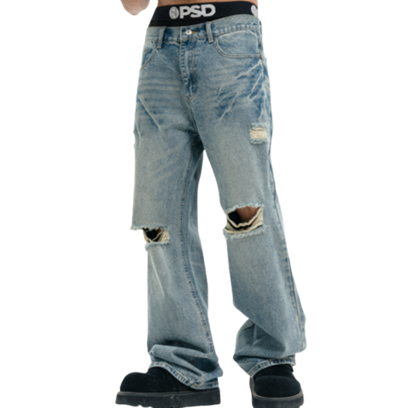 VINTAGE DISTRESSED JEANS I-0017