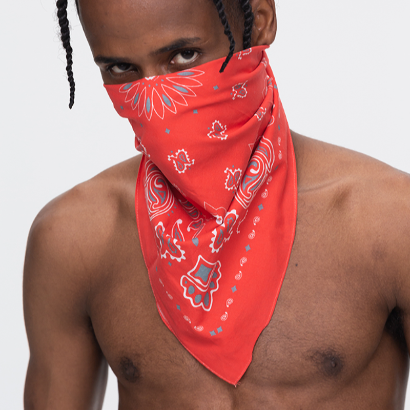 FLORAL BANDANA SCARF I-0008