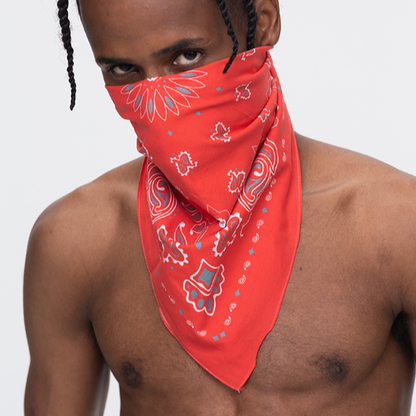 FLORAL BANDANA SCARF I-0008