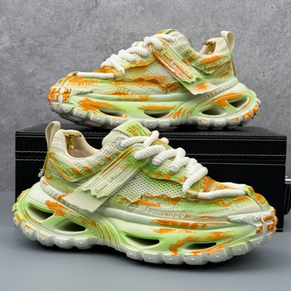 BREATHABLE MESH POP COLOR SHOES I-0223