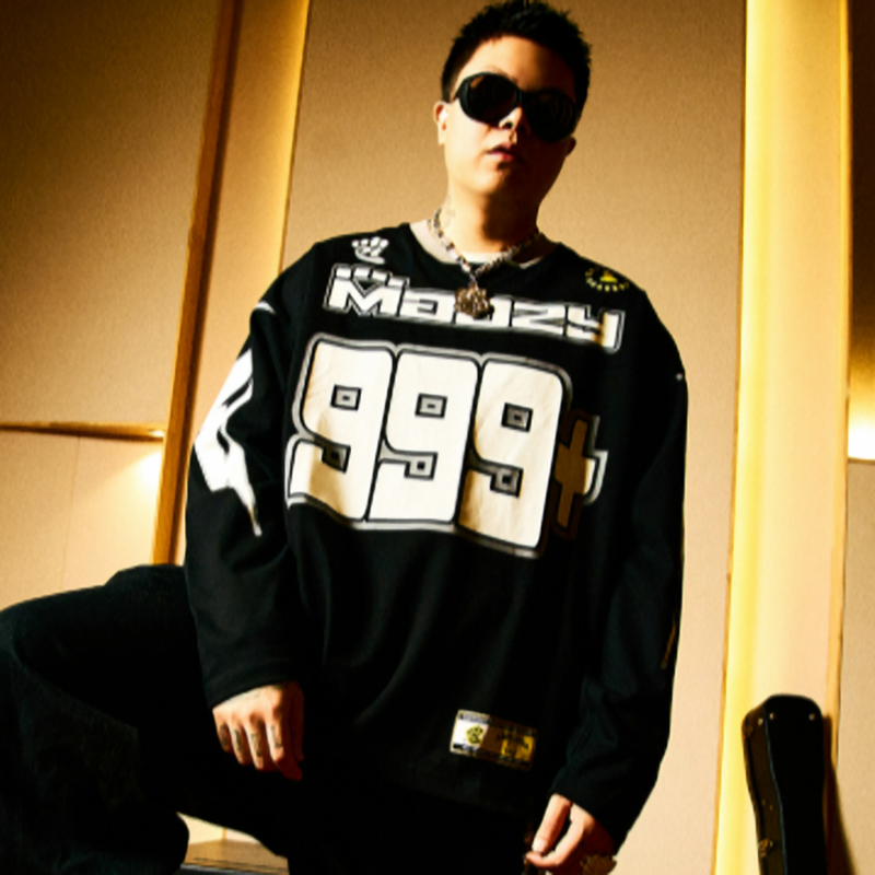 RETRO HOCKEY JERSEY SWEATSHIRT I-0198