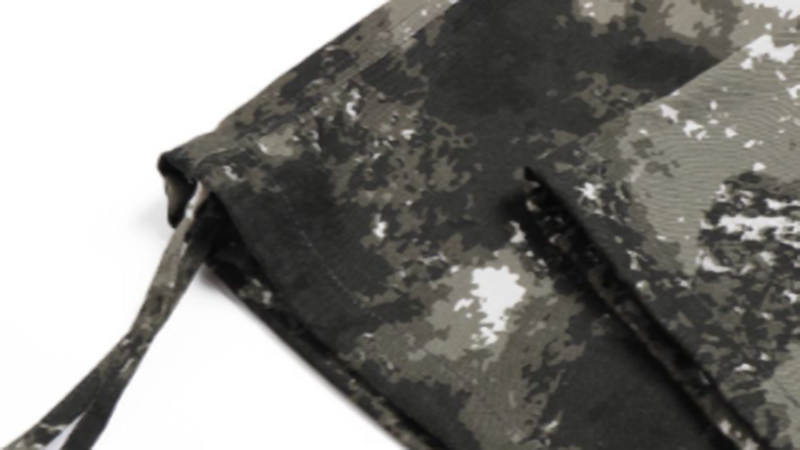 CAMOUFLAGE DRAWSTRING PANTS I-0088