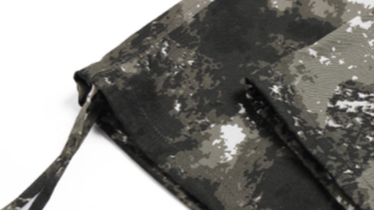 CAMOUFLAGE DRAWSTRING PANTS I-0088