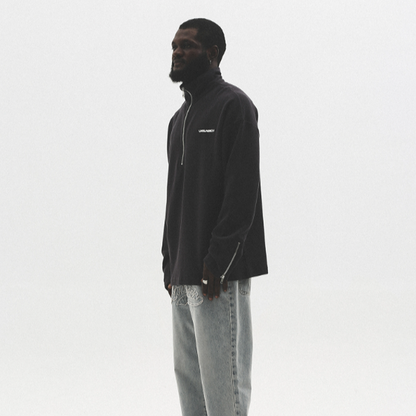 LOOSE HALF-ZIP SWEAT SHIRTI-0010