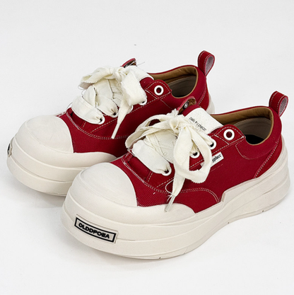 RETRO CANVAS PLATE SHOES I-0228