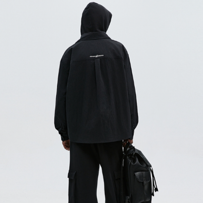 PEPLUM LONG SLEEVE SHIRT I-0093