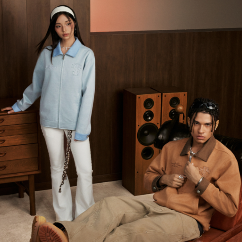 FAUX SUEDE PATCHWORK JACKET I-0051