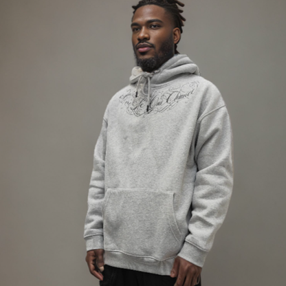 TATTOOED FLORAL HOODIE I-0114