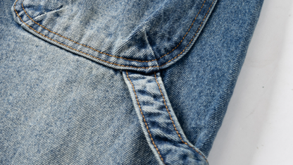 RETRO OVERSIZED PATCH JEANS I-0154