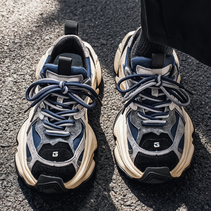 RETRO LUXE CASUAL SNEAKERS I-0217