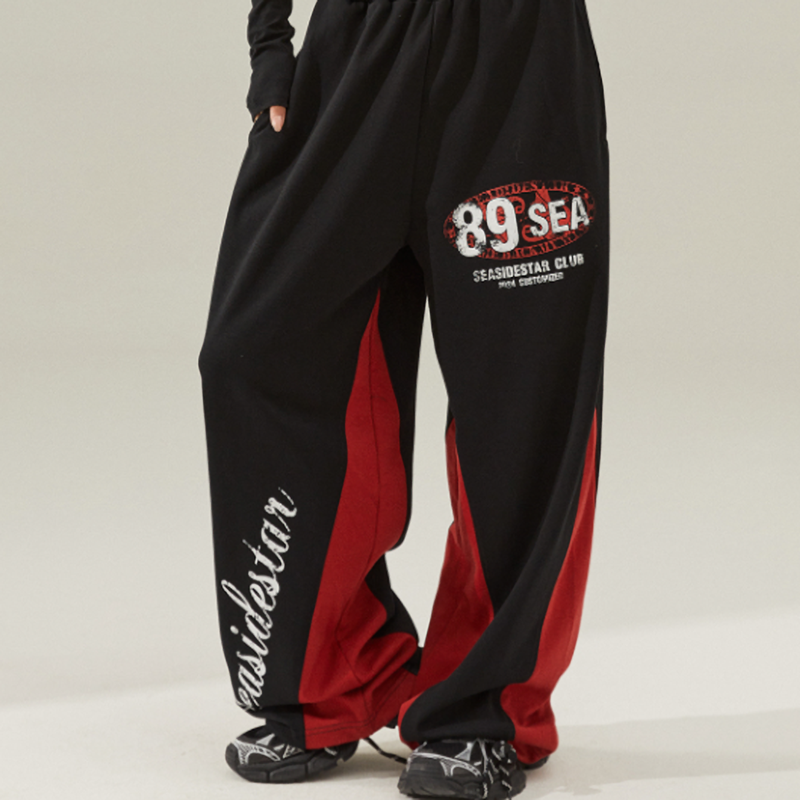 COLORFUL WIDE-LEG JAZZ PANTS I-0098