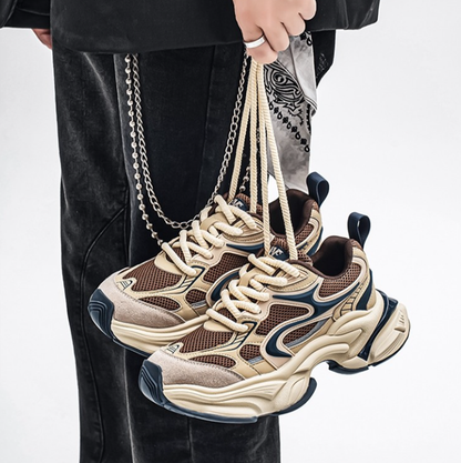 MESH HEIGHTENING SPORTS SHOES I-0216