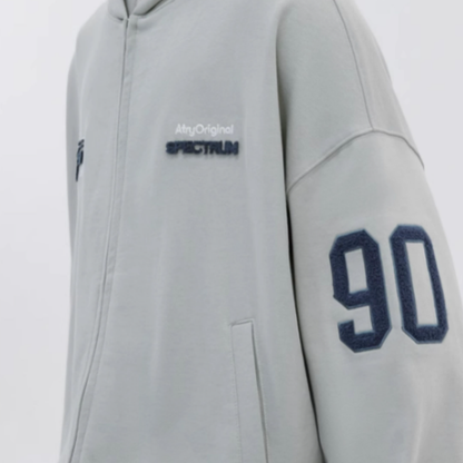 RETRO EMBROIDERED HOODED JACKET I-0066