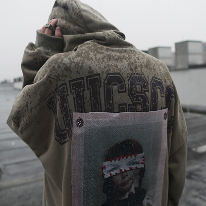 RETRO HIP-HOP HOODED SWEATSHIRT I-0149