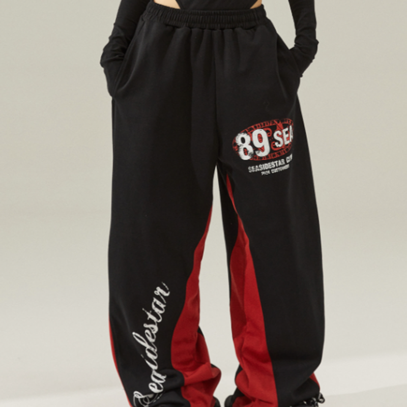 COLORFUL WIDE-LEG JAZZ PANTS I-0098