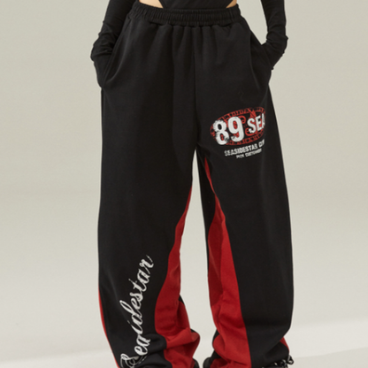 COLORFUL WIDE-LEG JAZZ PANTS I-0098