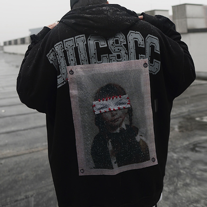 RETRO HIP-HOP HOODED SWEATSHIRT I-0149