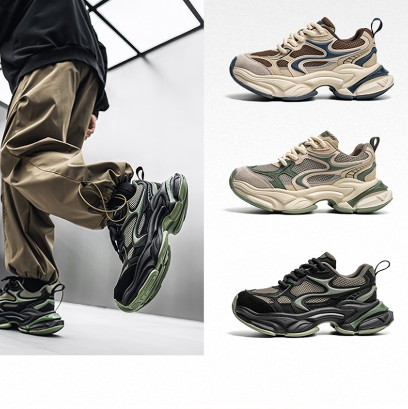 MESH HEIGHTENING SPORTS SHOES I-0216