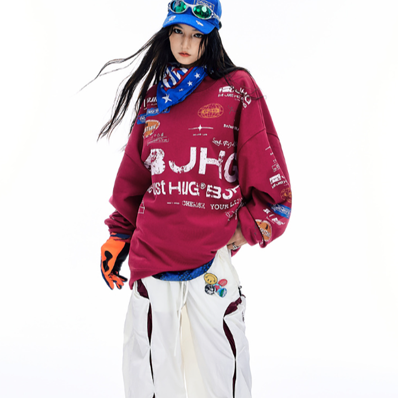 CASUAL OVERSIZED SWEATSHIRT I-0178