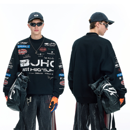 CASUAL OVERSIZED SWEATSHIRT I-0178