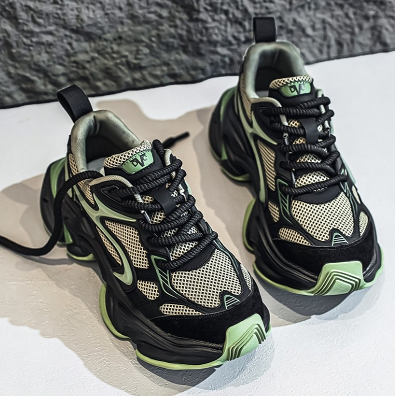 MESH HEIGHTENING SPORTS SHOES I-0216