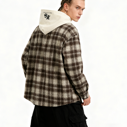 FUNKY BBOY HOODED SHIRT I-0175