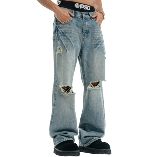 VINTAGE DISTRESSED JEANS I-0017