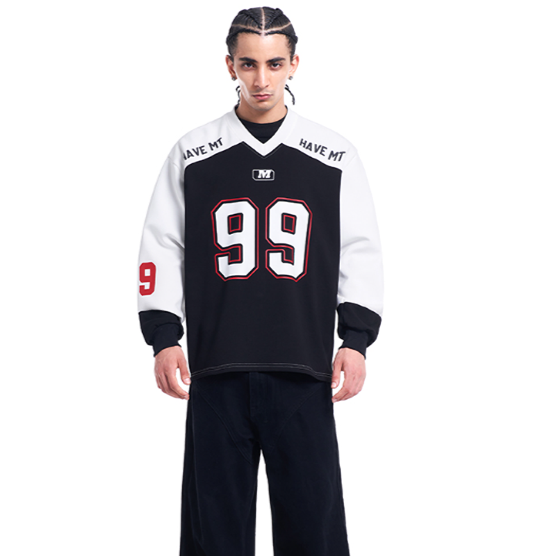 RETRO LETTERED SWEATSHIRT I-0184