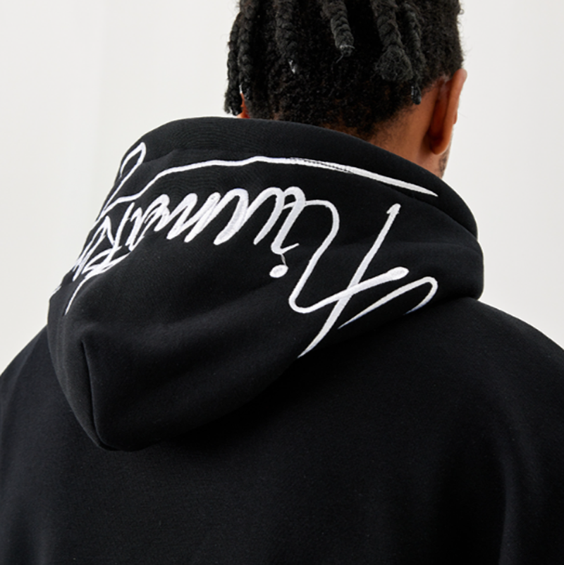 EMBROIDERED HEAVYWEIGHT HOODIE I-0064