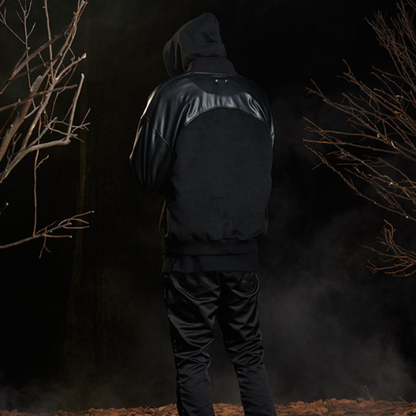 TWEED BIKER JACKET I-0056