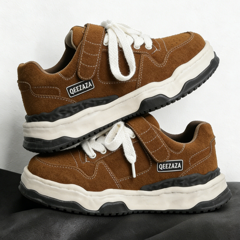 RETRO THICK SOLE CASUAL SHOES I-0241
