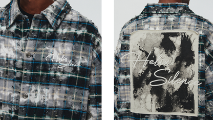 HEAVY DAMAGE EMBROIDERY SHIRT I-0085