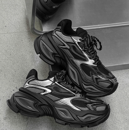 BLACK WARRIOR MESH SNEAKERS I-0038