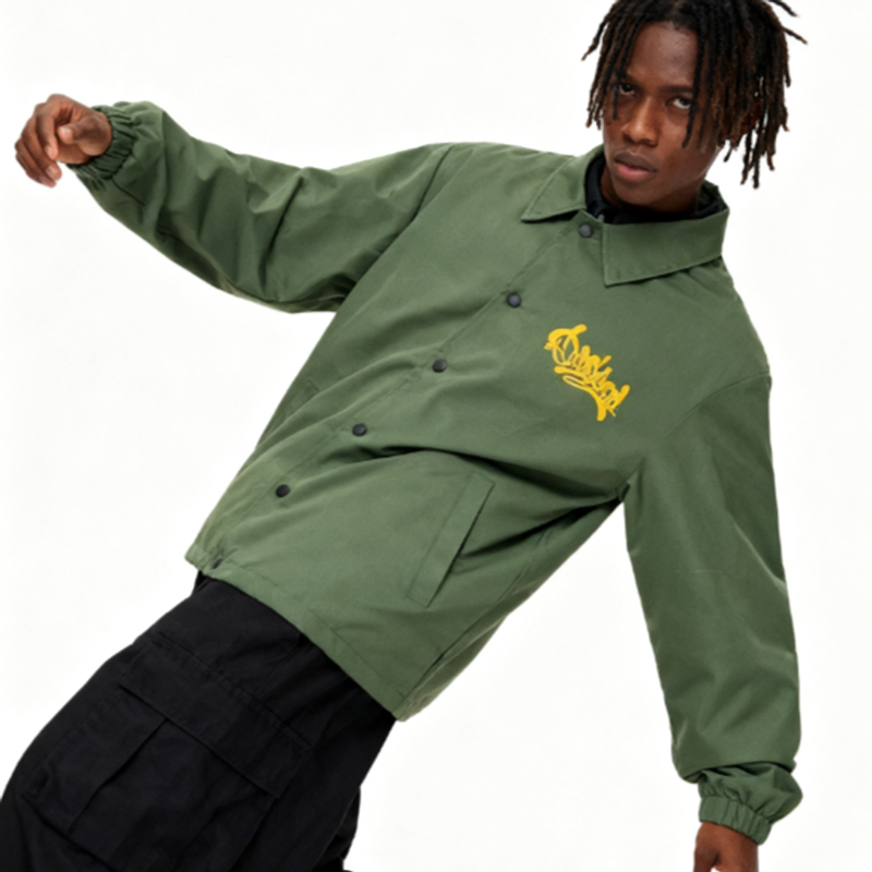 RETRO HIP-HOP COACH JACKET I-0107