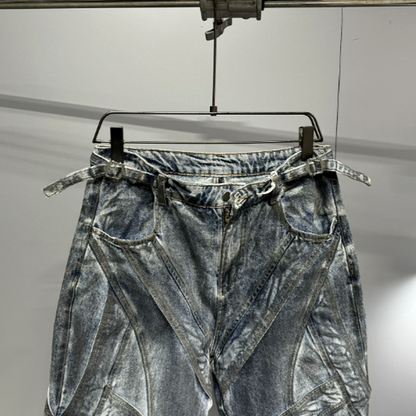 VINTAGE GANGSTER WIDE-LEG PANTS I-0150