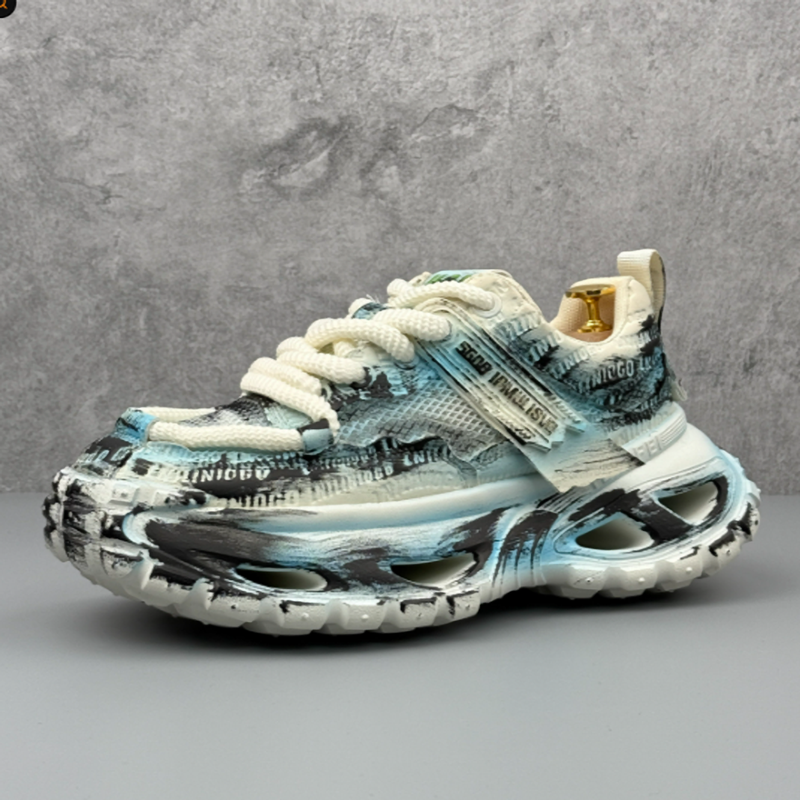 BREATHABLE MESH POP COLOR SHOES I-0223