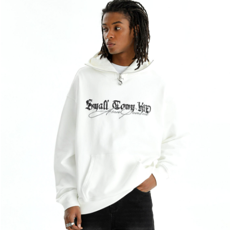 STREET WAVE EMBROIDERED HOODIE I-0048